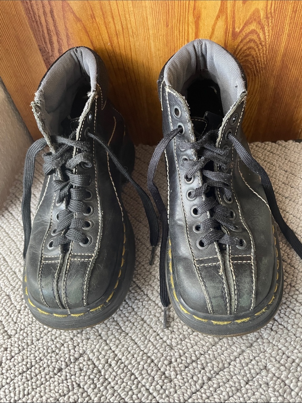 Vintage Doc Dr Martens Chunky Boots Made in England Size 6